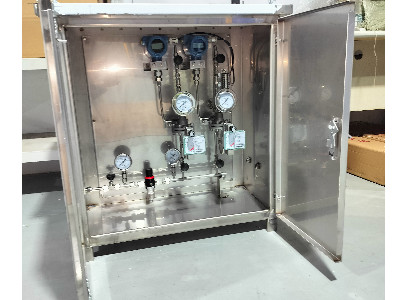 吹气式液位计单路双路吹扫箱式安装