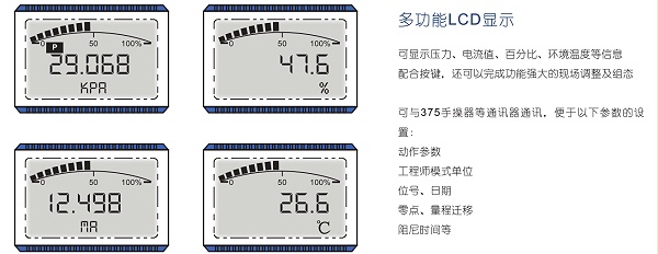 RP62系列全智能差压变送器-多功能LCD显示