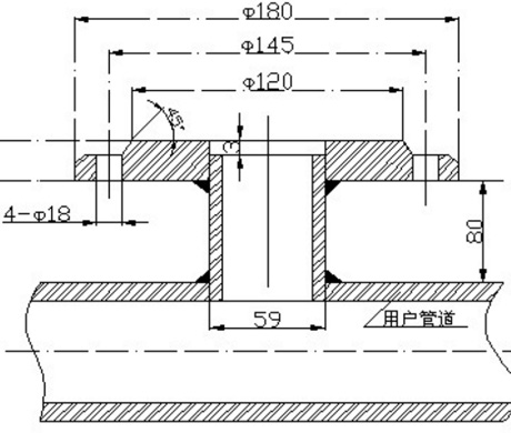 分体式电磁流量计原理图